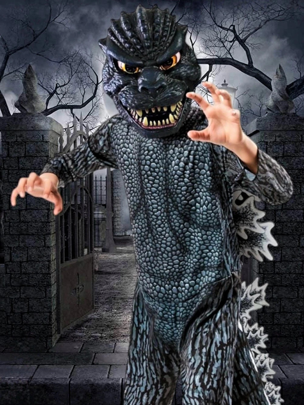 Rubie's Godzilla Classic 2-Piece Costume Set - Boys Medium